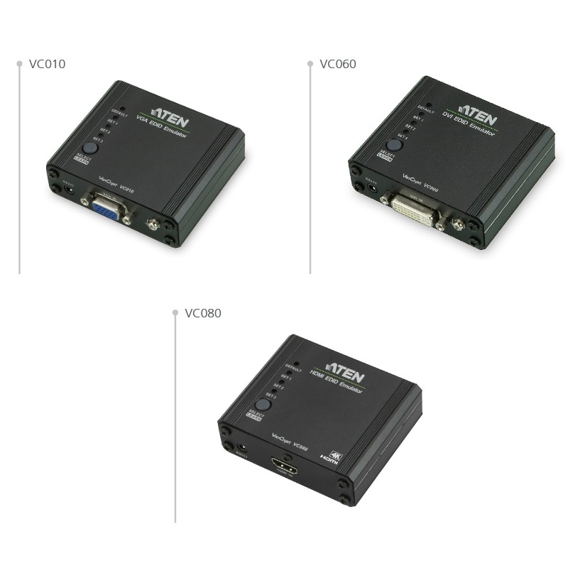 bộ mô phỏng EDID cho VGA/DVI/HDMI ATEN VC010 / VC060 / VC080